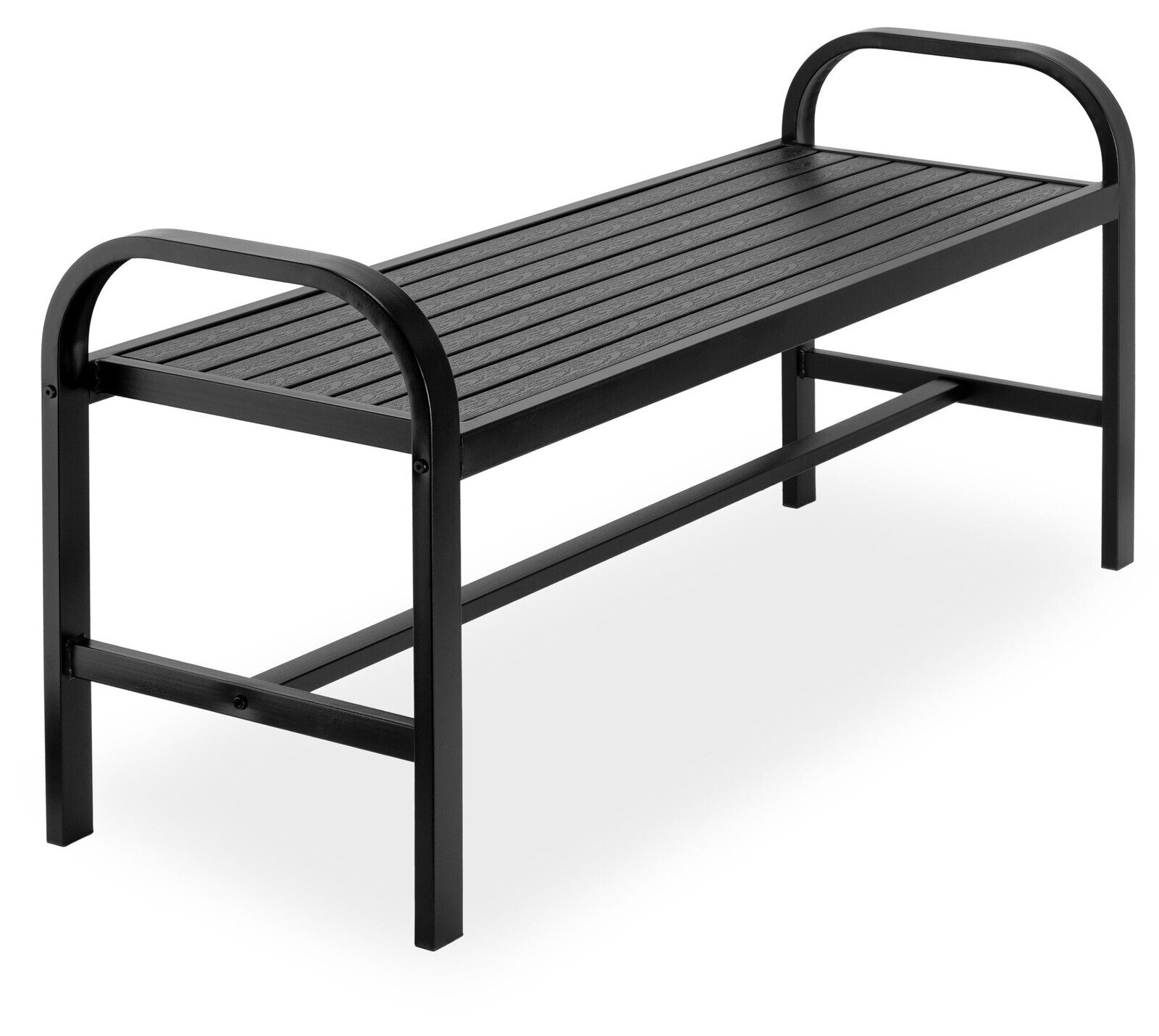 Zahradní lavička Sobo 124 cm černá