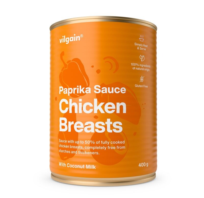 Vilgain Kuracie prsia v paprikovej omáčke – 400 g