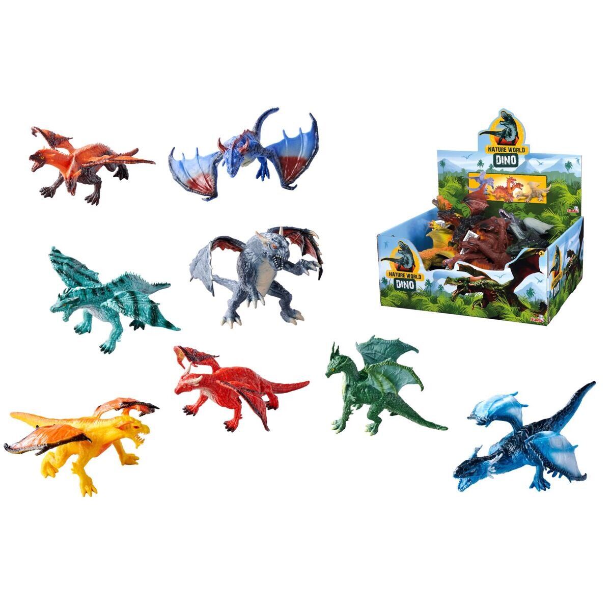 Simba Figúrka draka 17 cm, 8 druhov