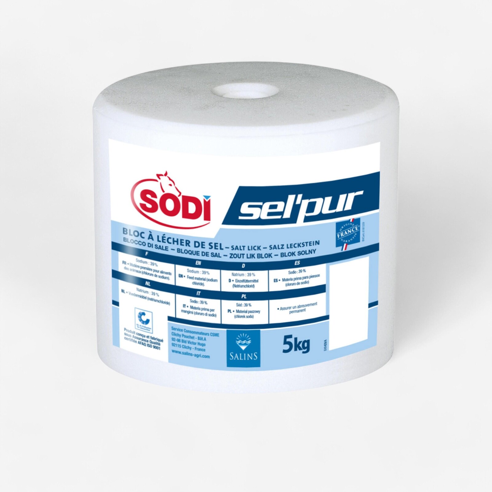 SODI Sel'pur kamenná soľ pre kone a poníky 5 kg