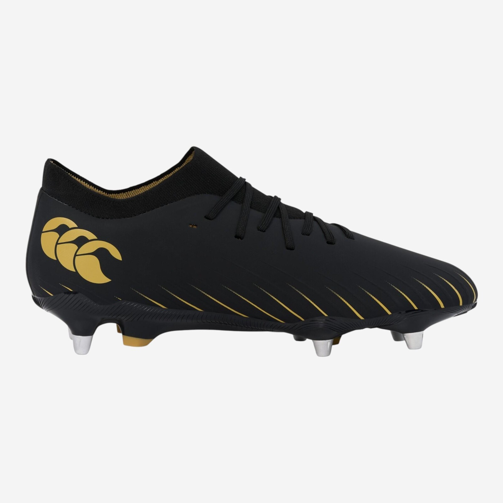 Obuv na ragby Canterbury Speed Falcon Pro SG čierna/zlatá