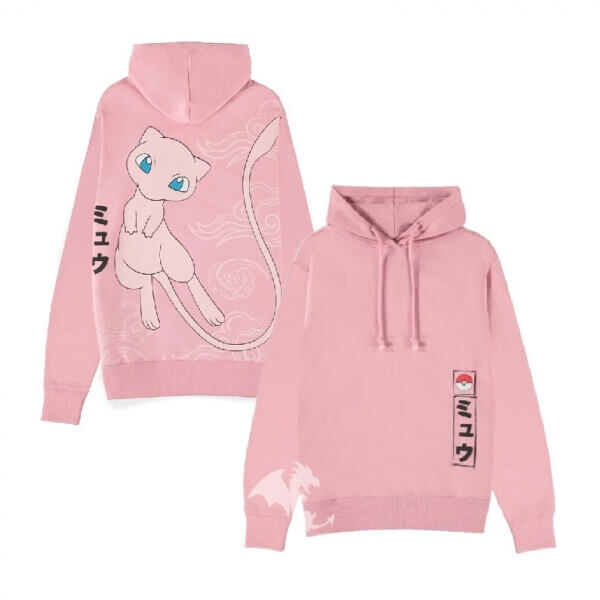 Difuzed Pokémon mikina Mew s kapucňou - veľkosť. 2XL