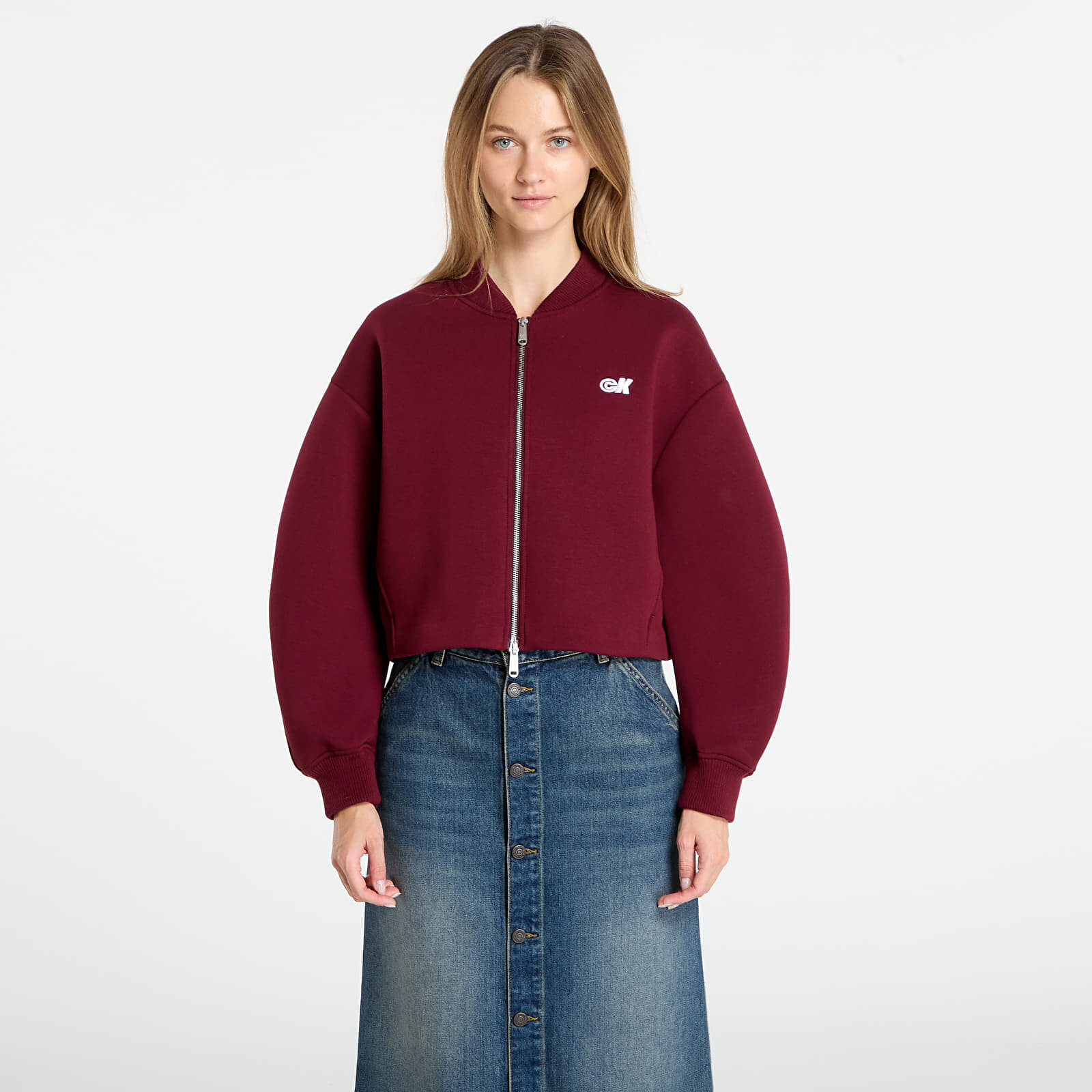Bunda Calvin Klein Jeans Oversized Bomber Red L