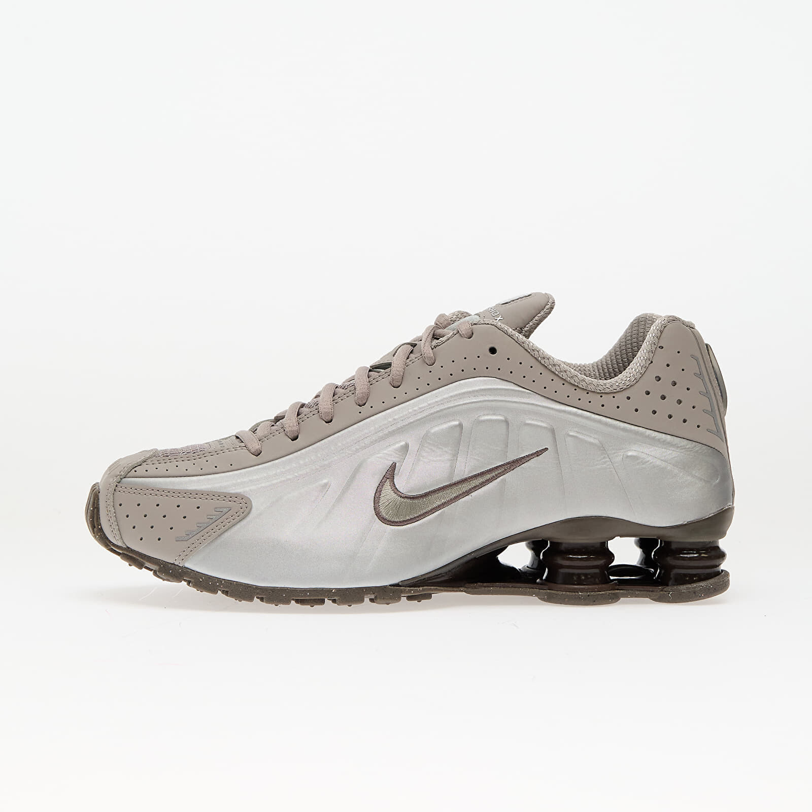 Tenisky Nike Shox R4 Cave Stone/ Cave Stone-College Grey-Baroque Brown-Mtlc Silver-College Grey EUR 44