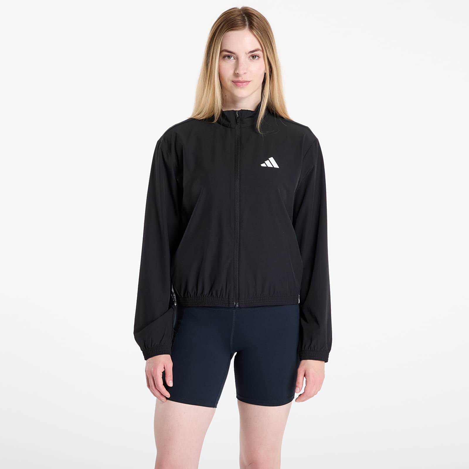 Bunda adidas We 3S Woven Jacket Black/ White L
