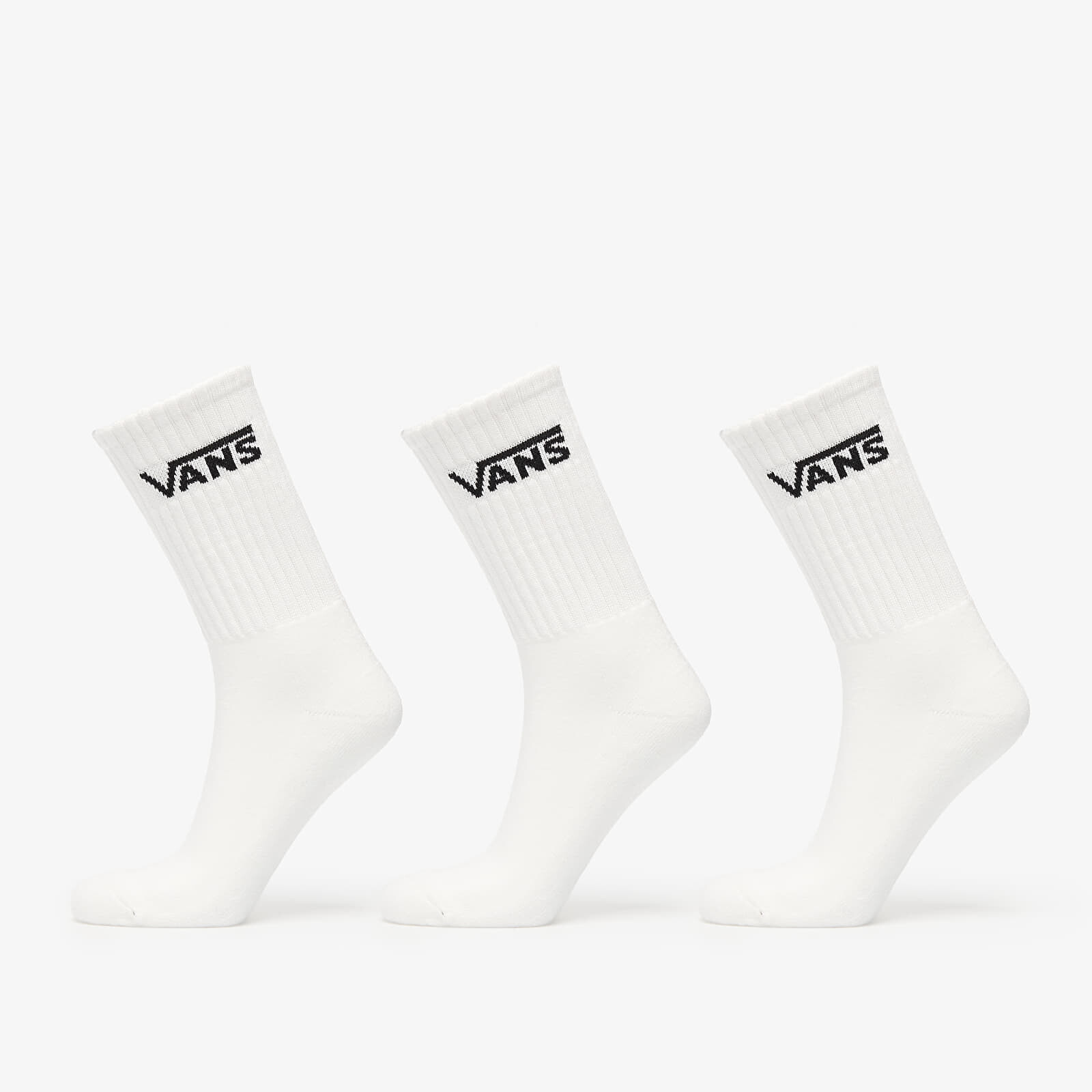 Vans Classic Crew Socks 3-Pack White L