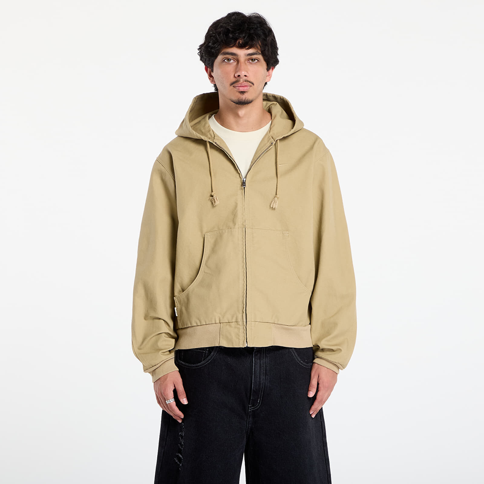 Bunda Nike Life Men's Full-Zip Unlined Jacket Parachute Beige/ Parachute Beige L