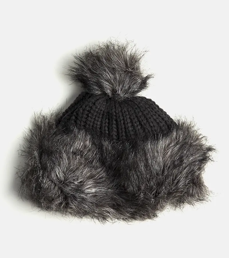 Gemre Šedá čiapka s bambulou Leola