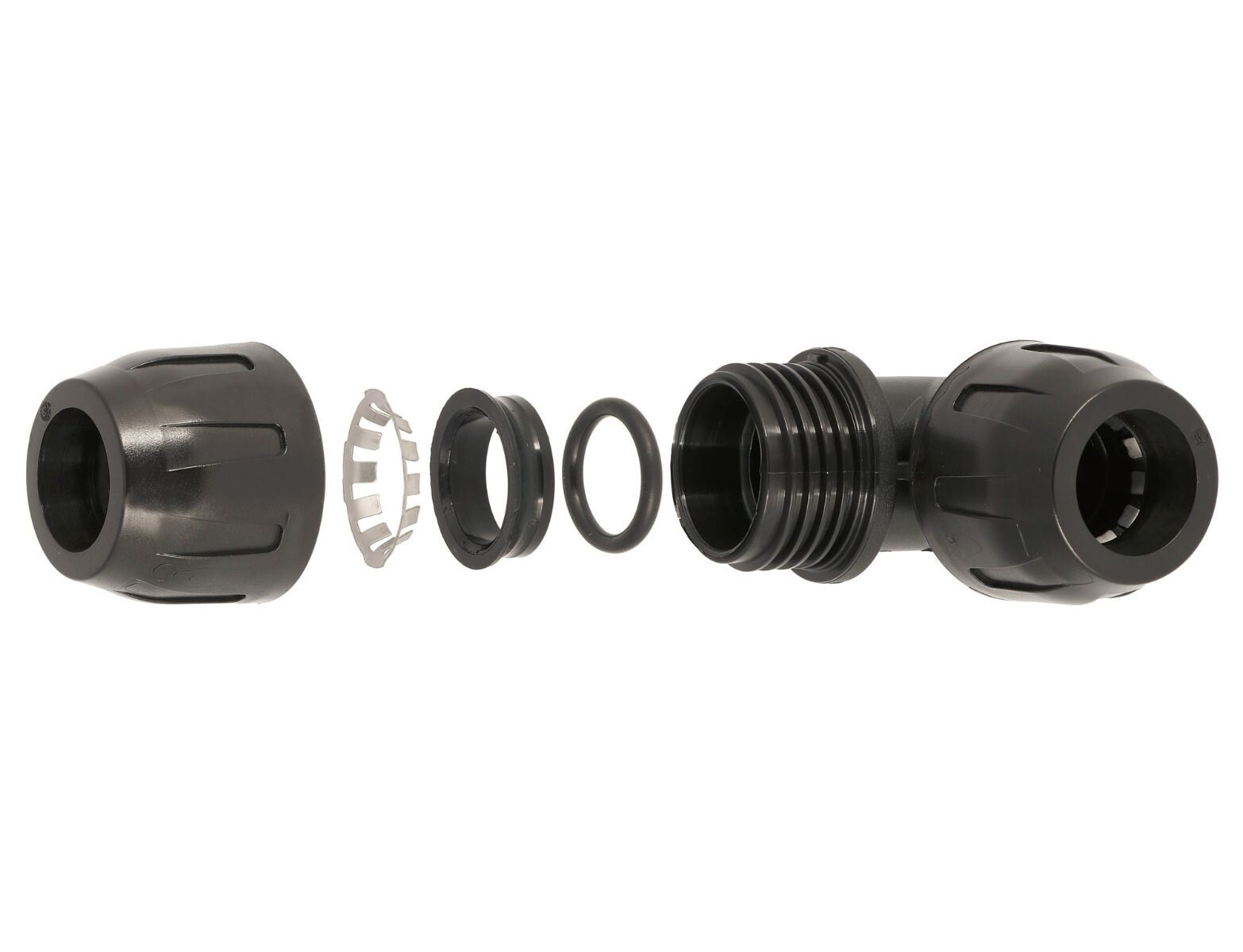 Spojka na rúry 90 st fi 40 mm polymérová