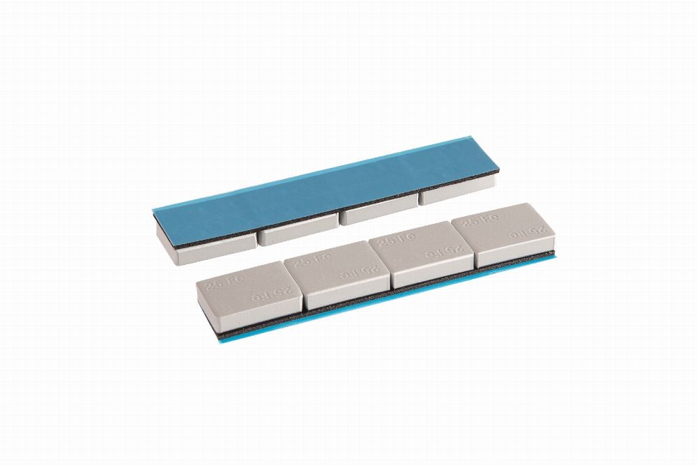 100g (4x 25g) TRUCK steel adhesive wheel weight