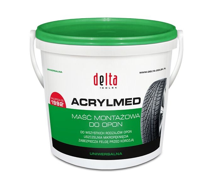 ACRYLMED mounting paste with sealant (Delta Green) - Tyre mounting paste, 4 kg