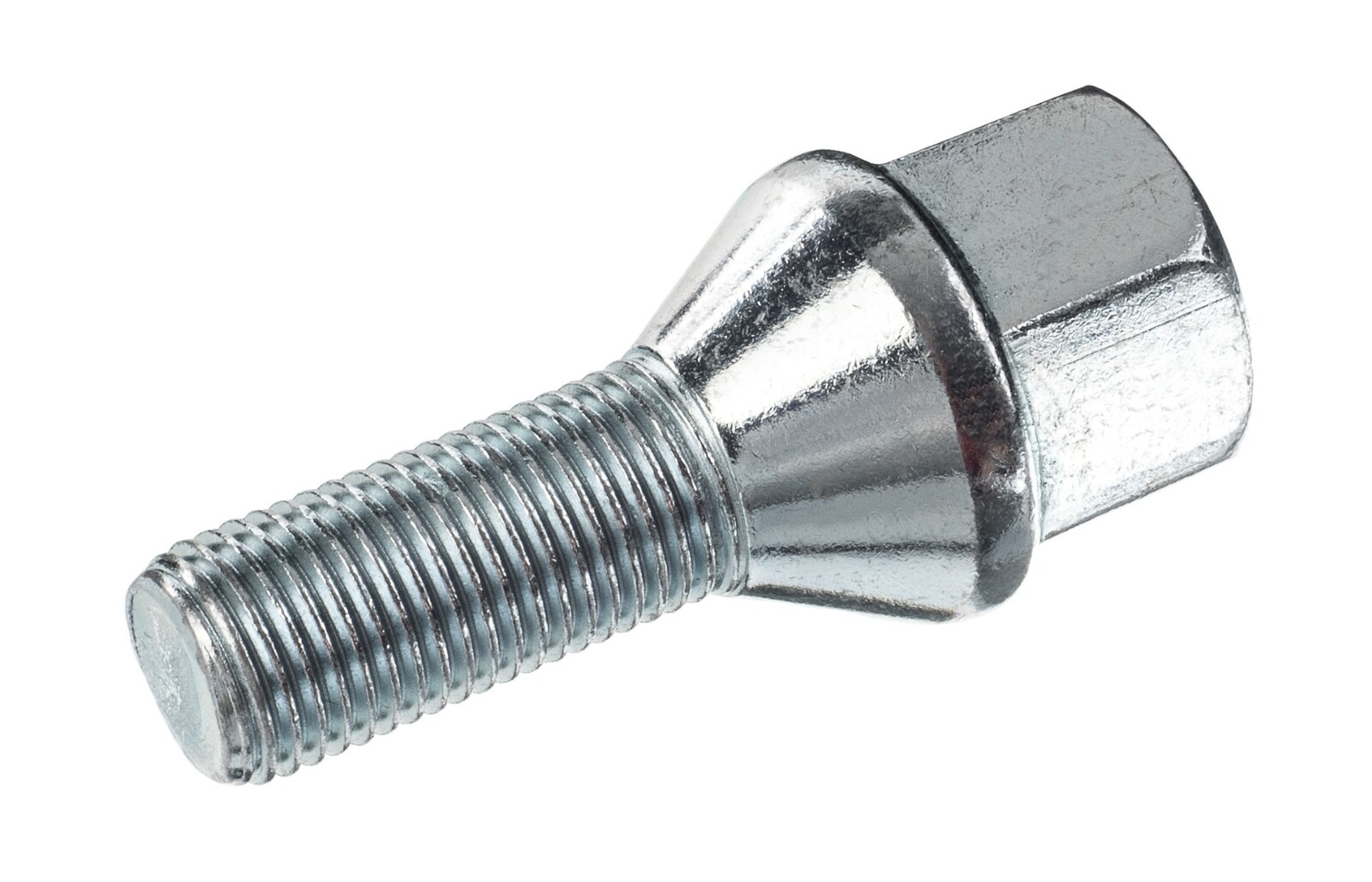 Lug bolts M12x1,25, thread 26mm, cone seat, K 19