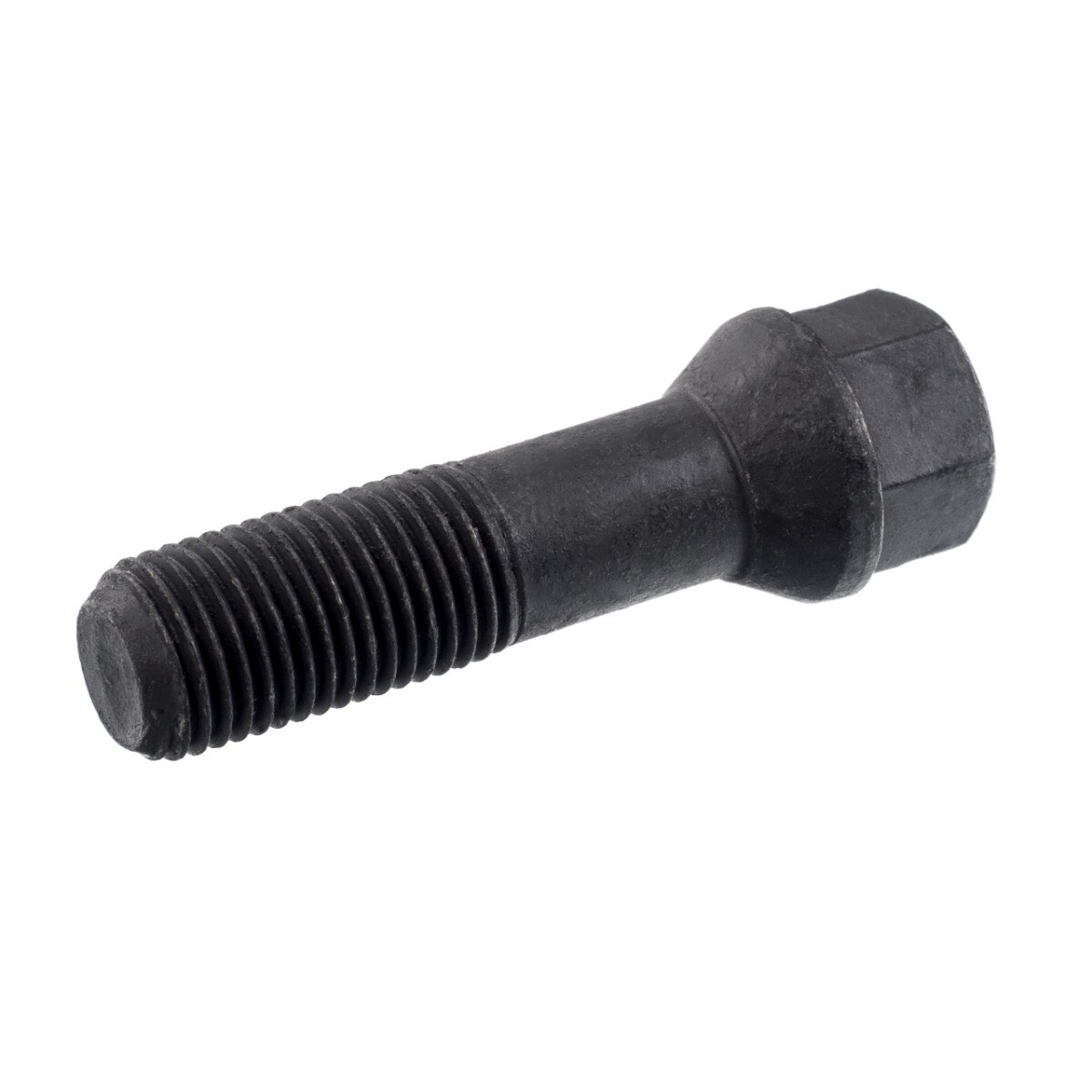 Lug bolts M12x1,25, thread 30mm, cone seat, K 17 black