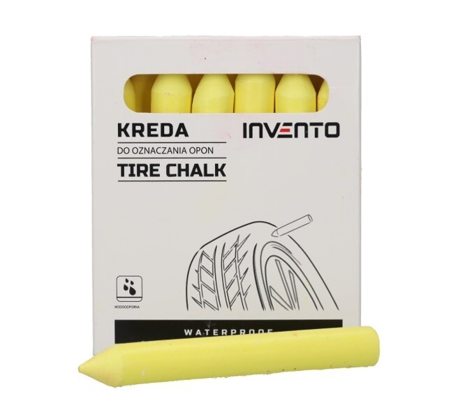 Waterproof marking chalk INVENTO, yellow - waterproof