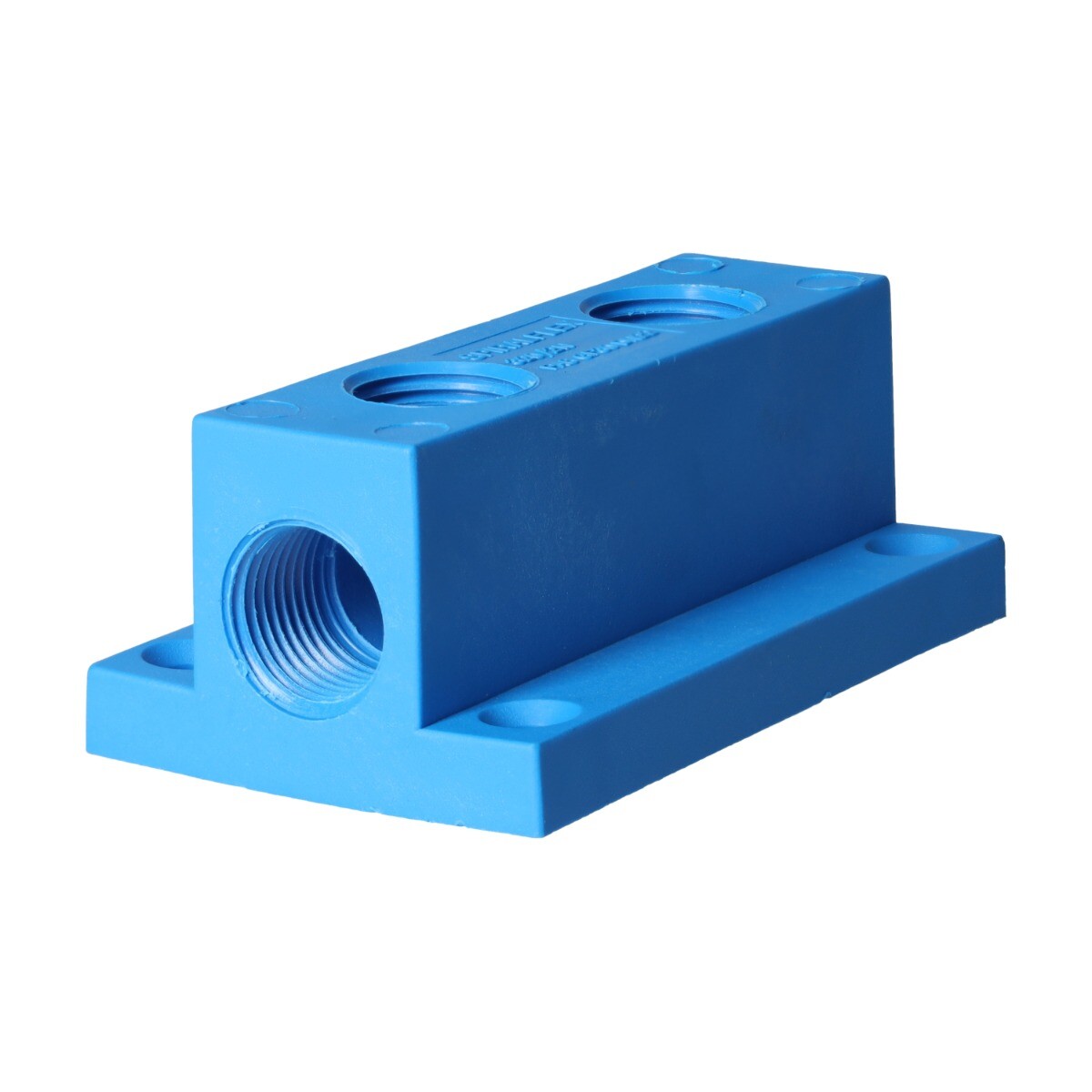 Air manifold, plastic rail 4 x 1/2