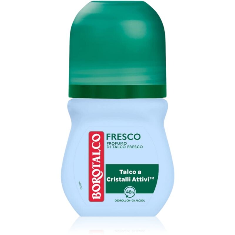 Borotalco Fresh dezodorant roll-on 48h vône Fresh Talc 50 ml