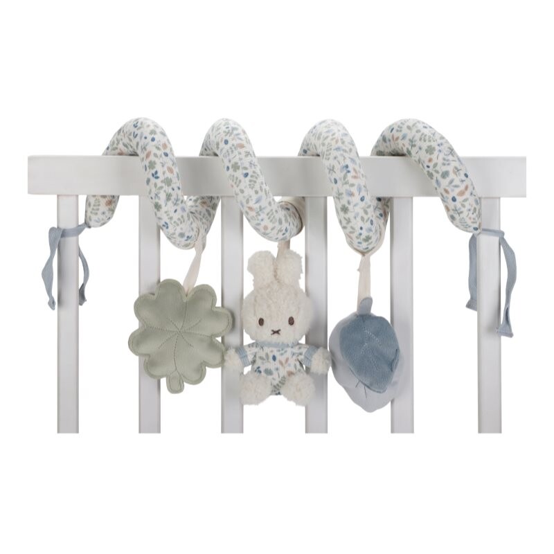 Little Dutch Miffy Fluffy Lucky Leaves Activity Spiral kontrastná závesná hračka 0 m+ Blue 1 ks