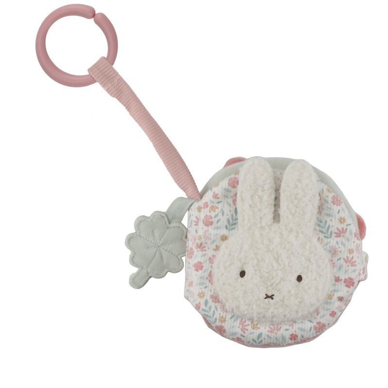 Little Dutch Miffy Fluffy Lucky Blossom Buggy Book kontrastná edukatívna knižka 0 m+ Pink 1 ks