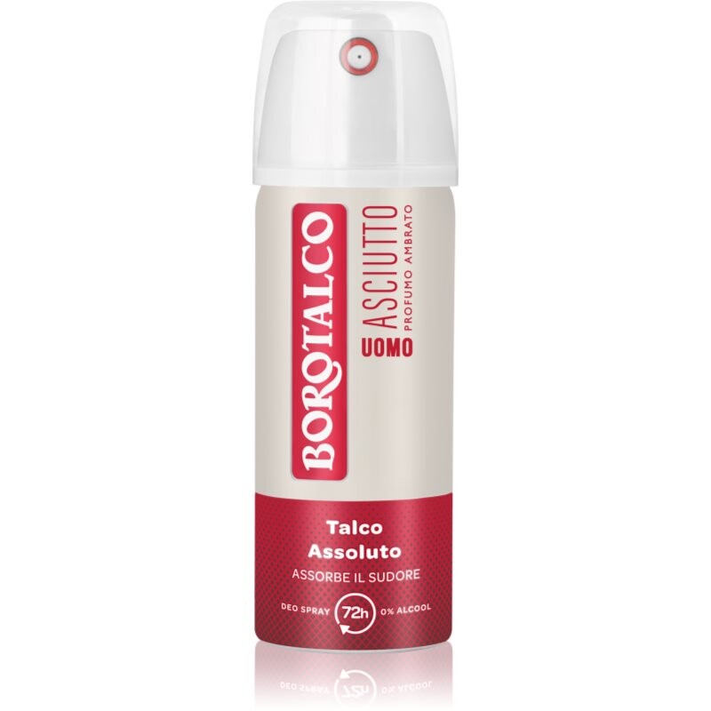 Borotalco MEN Dry dezodorant v spreji 72h vône Amber 40 ml