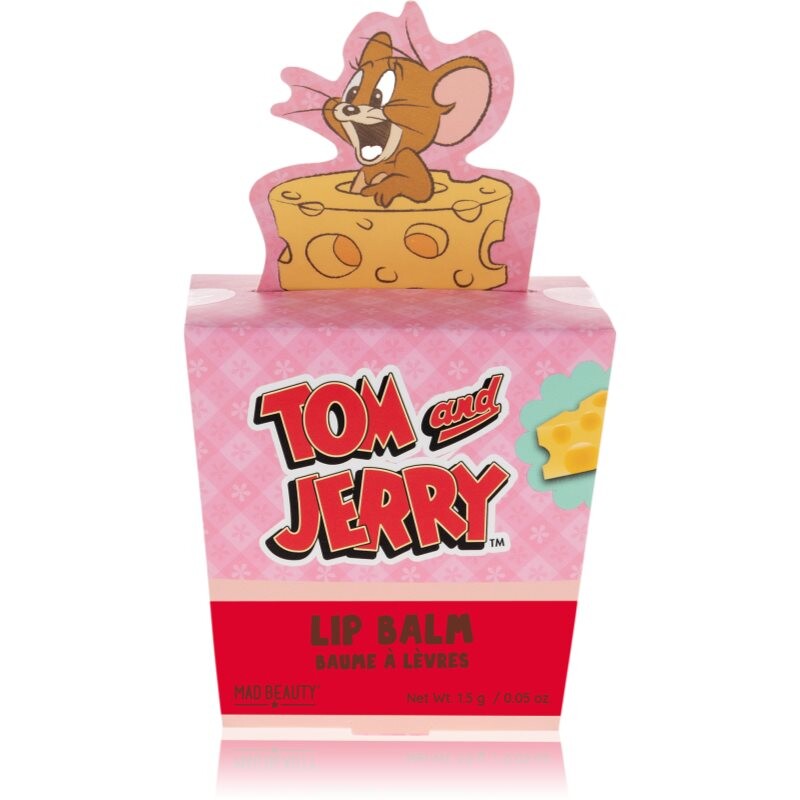 Mad Beauty Tom & Jerry Lip Balm hydratačný balzam na pery 4 g