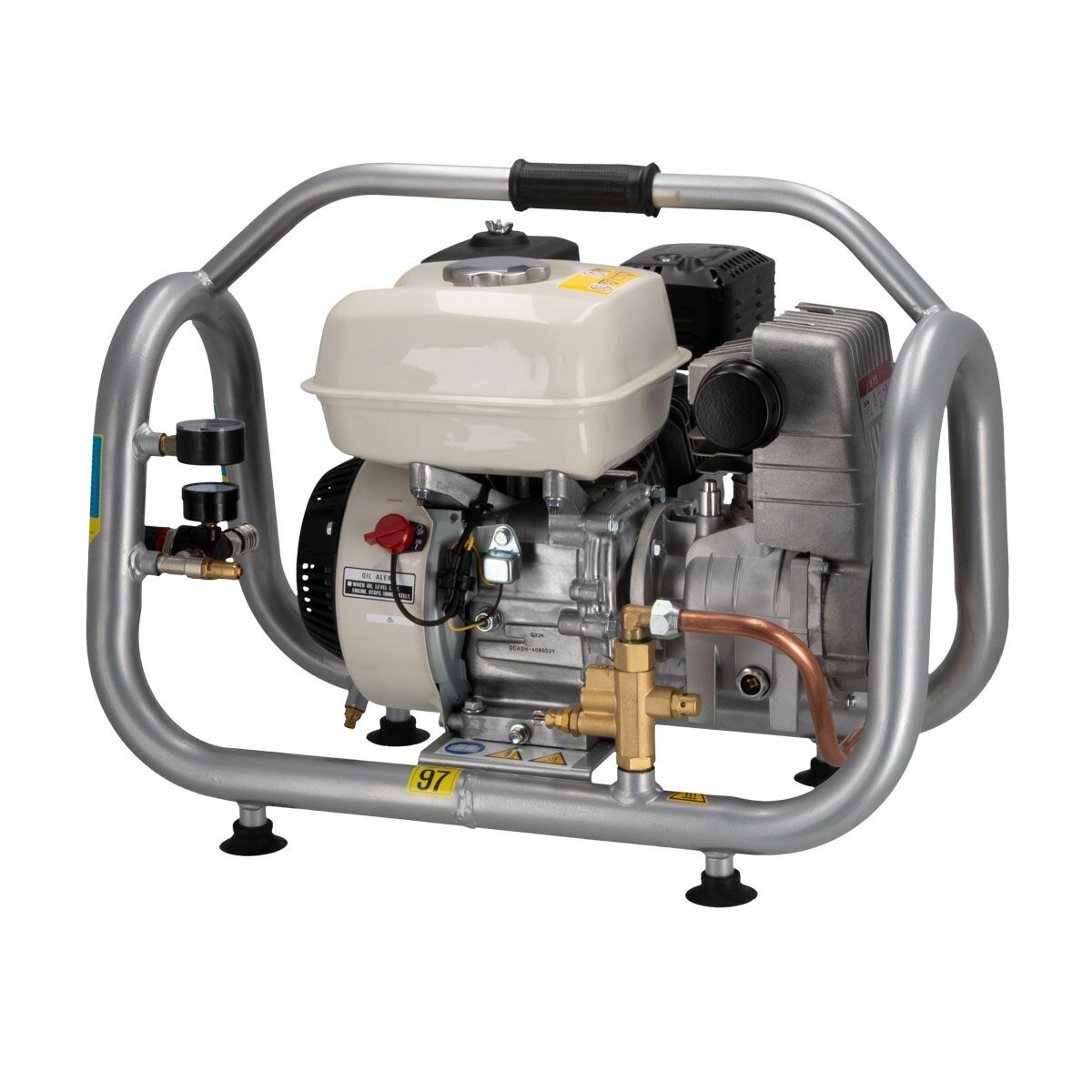 Mini compressor BM 2.5 - 275 Airpress (HONDA GP160) 10 bar 4.8 hp/ 3.6 kW 147 l/min 2.5 l