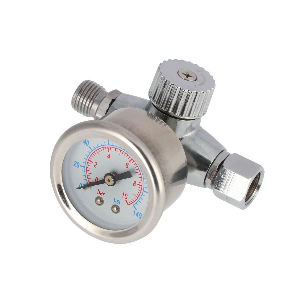 Regulátor s manometrom na lakovacie pištole 0-10 bar I05