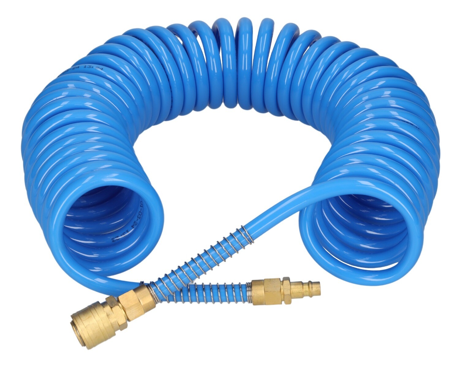 10 m PU Pneumatic spiral hose 12 x 8 mm