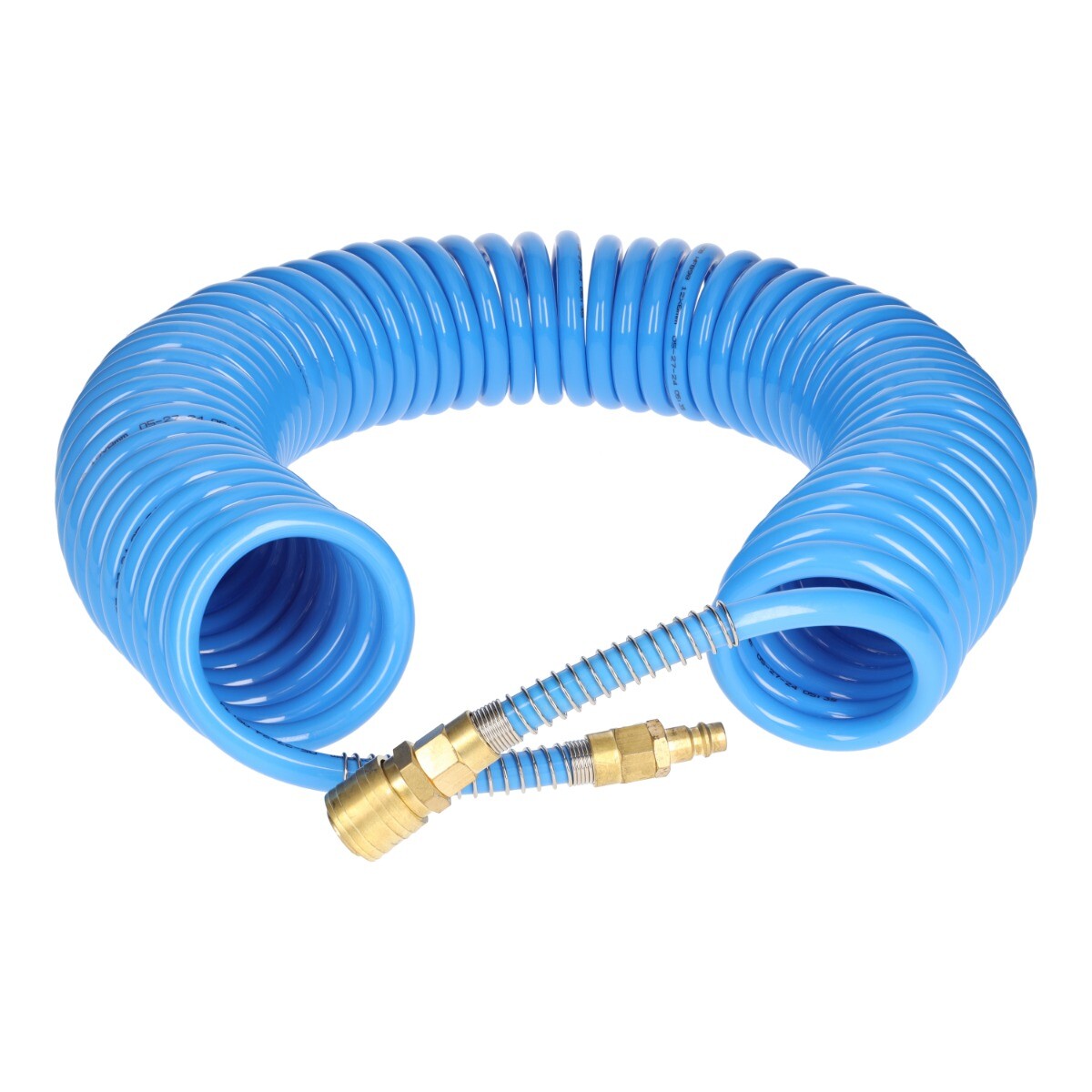 15 m PU Pneumatic spiral hose 12 x 8 mm
