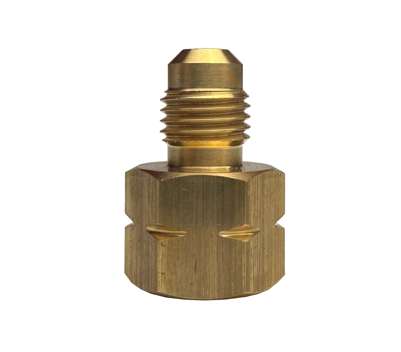 Adapter for hydrogen reducer 1/4'' LH x 7/16 RH
