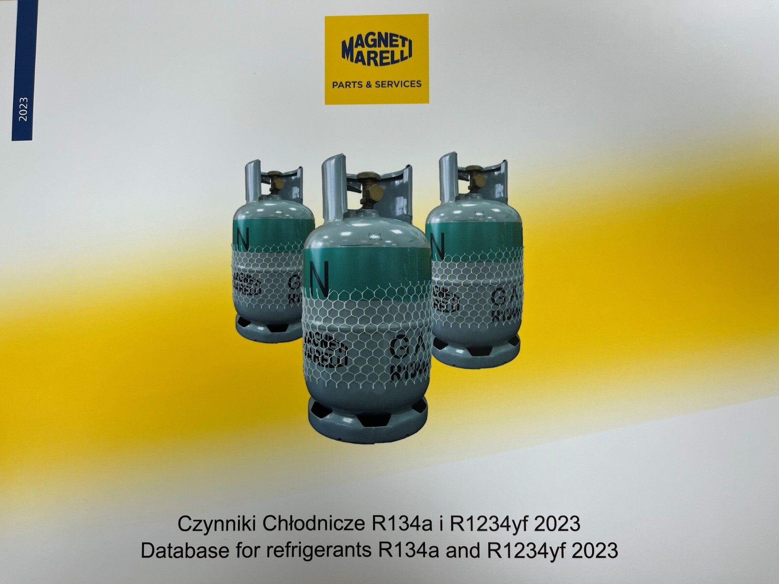 Air conditioning database R134a R1234yf 2023, book