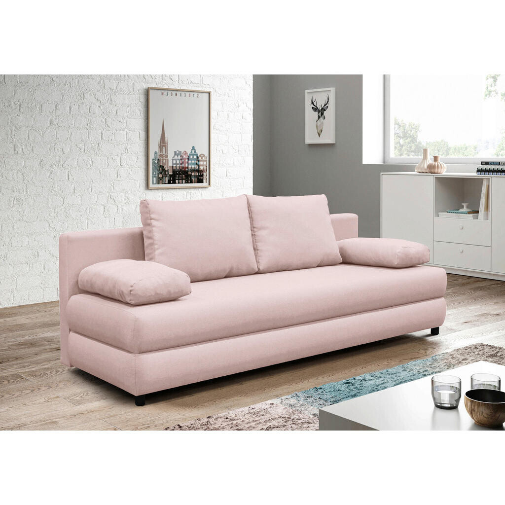 P & B ROZKLADACIA POHOVKA, textil, ružová