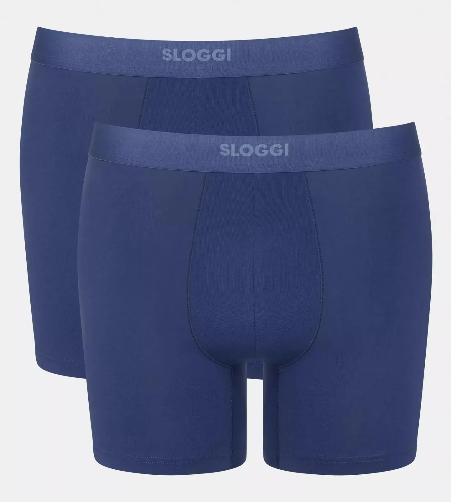 Pánske boxerky EVER Ease Short 2P - neznáme - modré 6312 - SLOGGI UNKNOWN XL