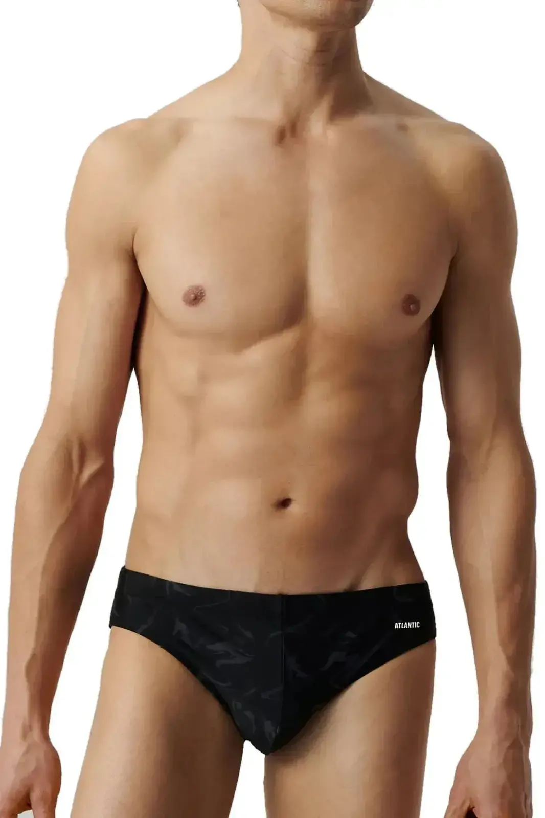 Pánske plavky 339 čierna - Atlantic černá M