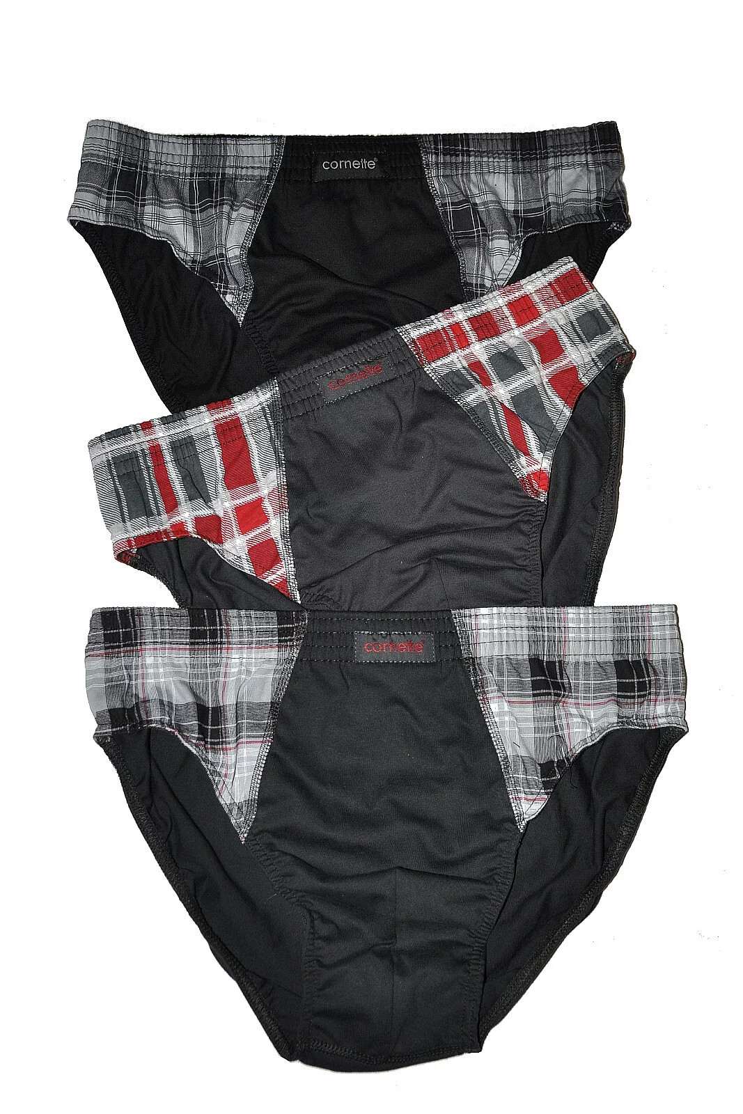 Pánske nohavičky Comfort 3Pack Mix Colors - Cornette L tm.modrá-zelená