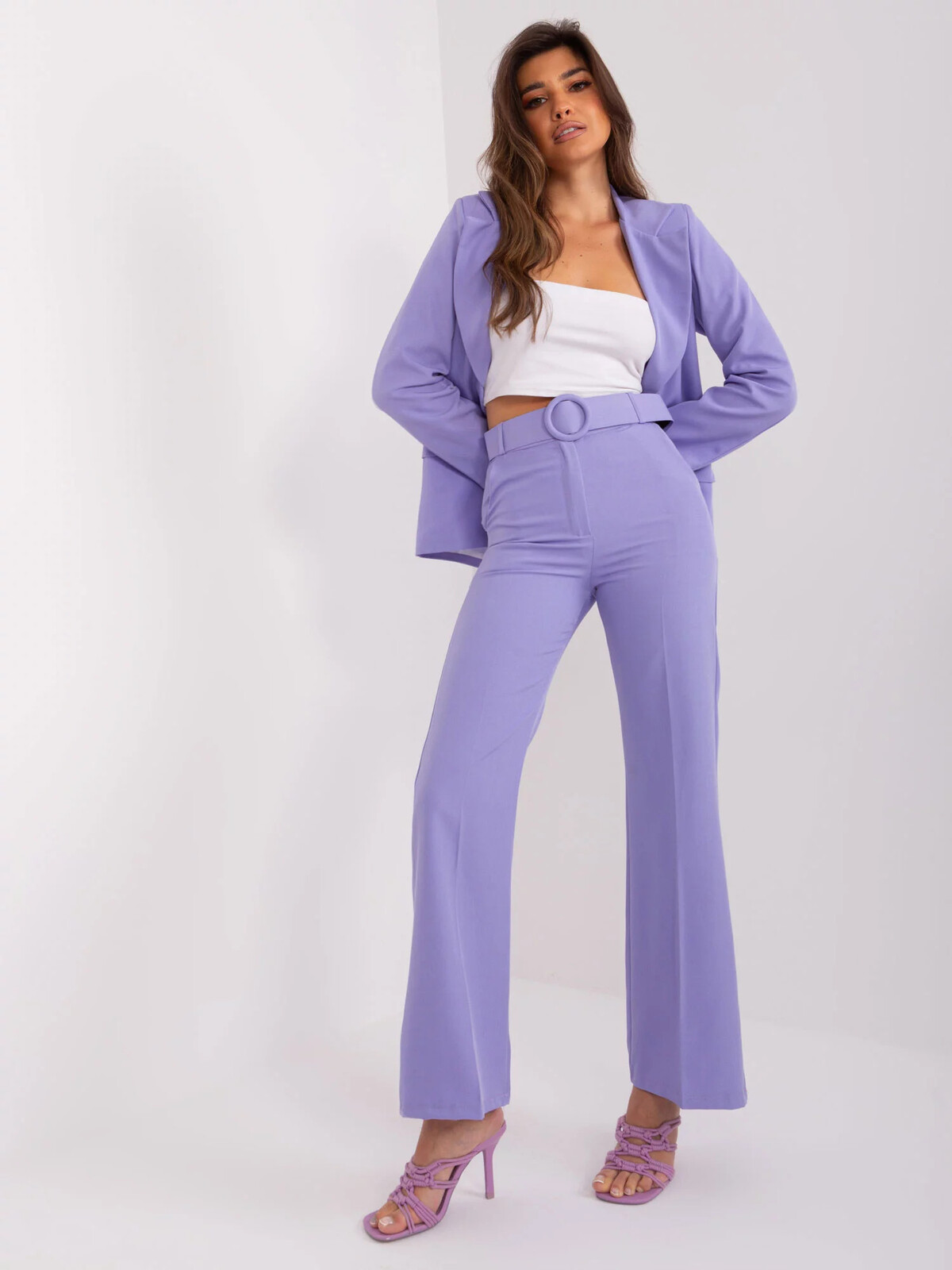 Nohavice DHJ SP 18737.19 svetlo fialové -FPrice XL