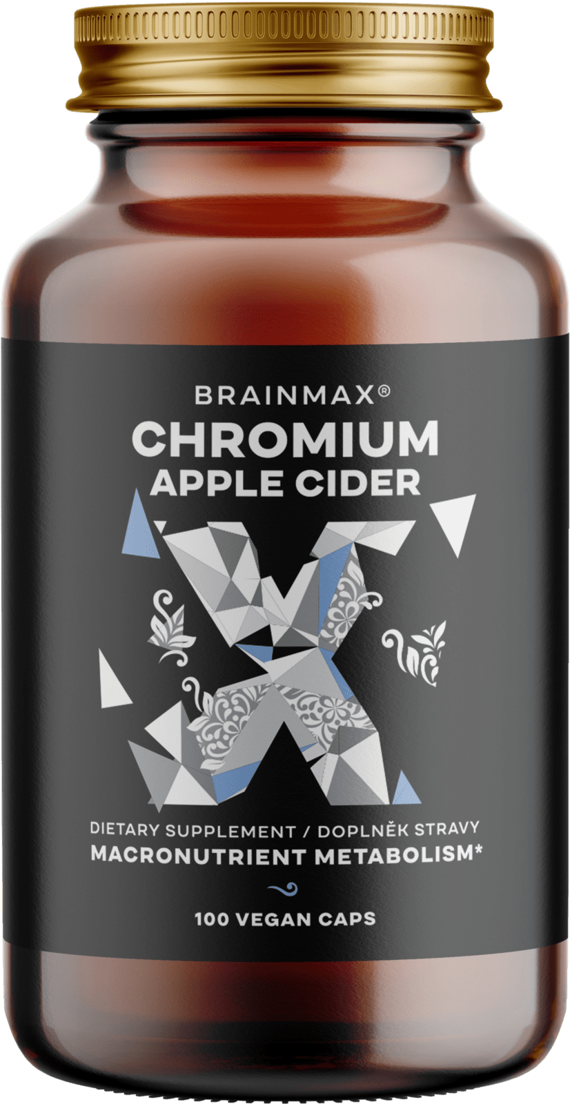 BRAINMAX Chromium & Apple Cider 100 kapsúl