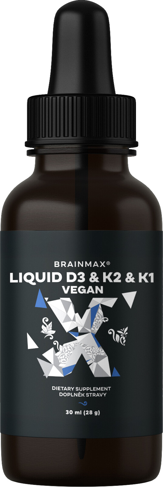 BRAINMAX Vegan Liquid D3 & K2 & K1 30 ml