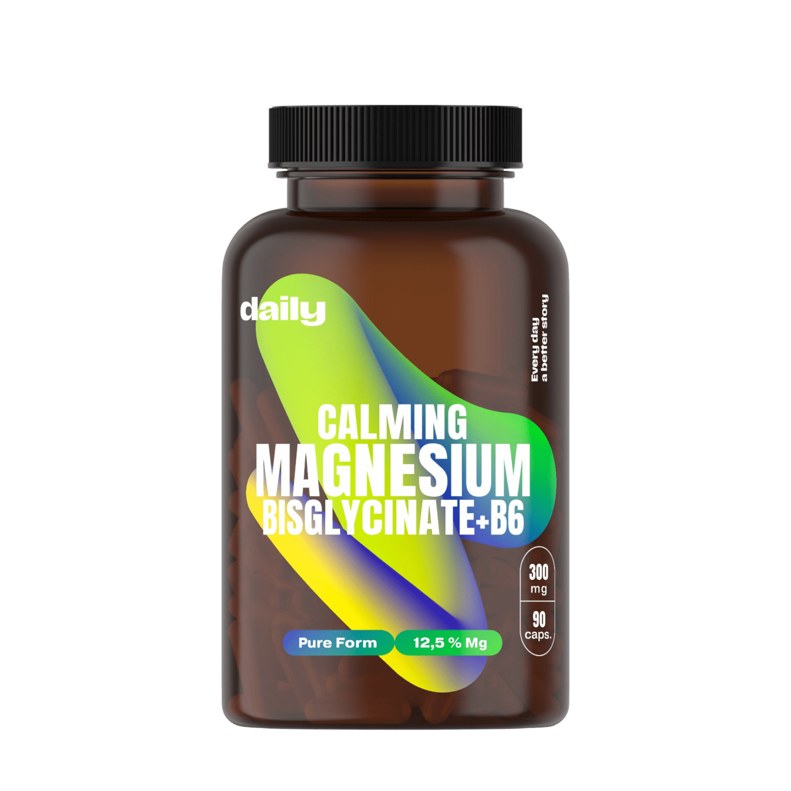 DAILY Calming Magnesium Bisglycinate + B6 90 kapsúl