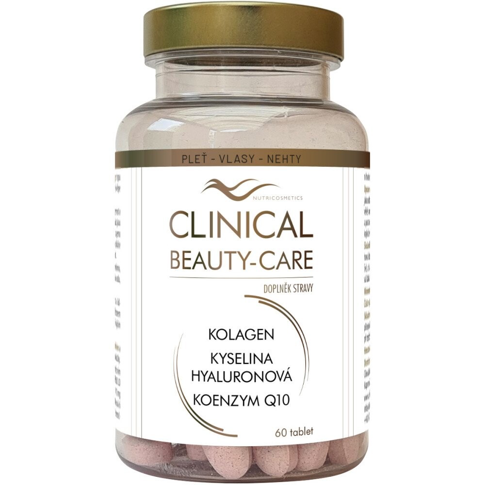 CLINICAL Beauty care kolagén + kyselina hyaluronová + koenzým q10 60 tabliet