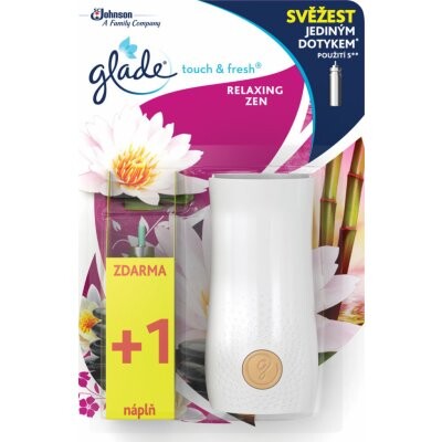 Glade Touch & Fresh Relaxing Zen strojček+náplň 2x10ml