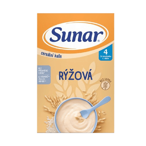 SUNAR Cereálna kaša ryžová od ukončenia 4. mesiaca 210 g