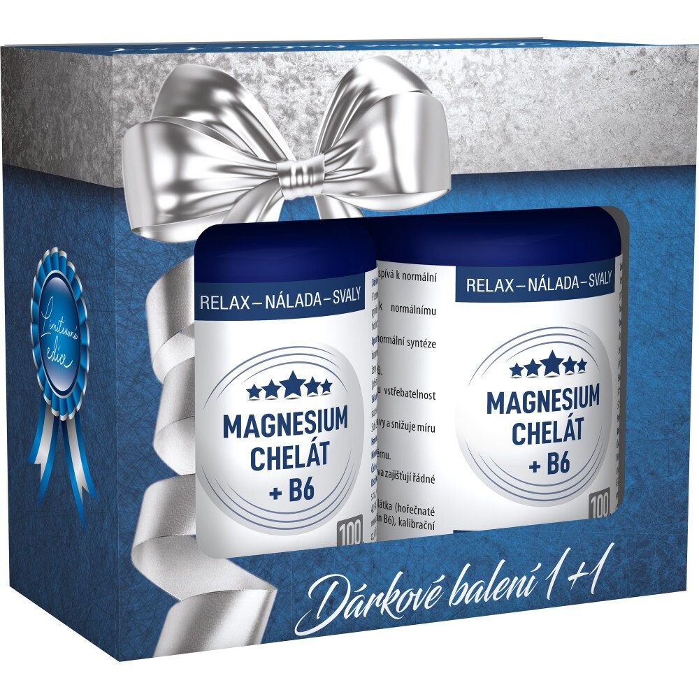 CLINICAL Magnesium chelát + B6 2 x 100 kapsúl