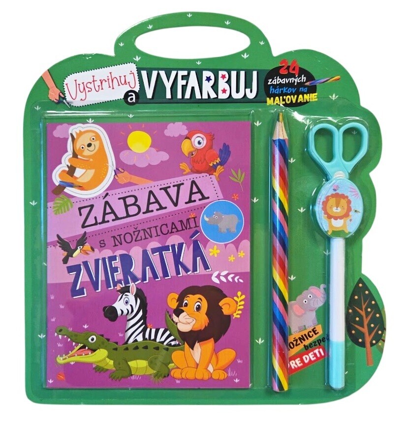 Zábava s nožnicami-Zvieratká