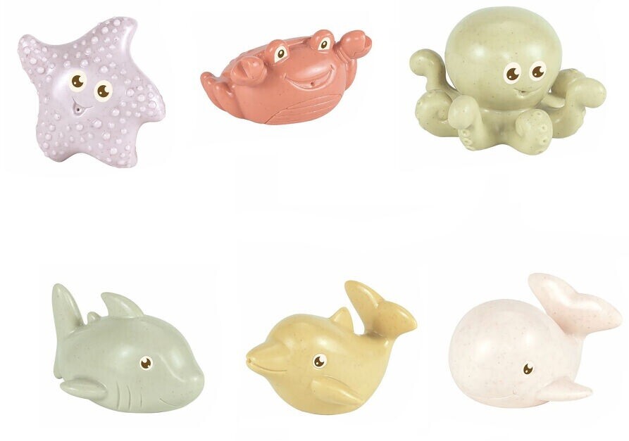 ​​​​​​​Zvieratká z oceánu eko plast set 3ks/7cm - náhodné