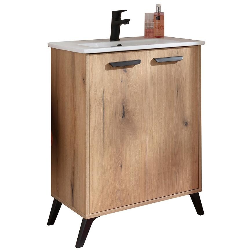 Kúpeľňová skrinka pod umývadlo 60 NOVA dub evoke