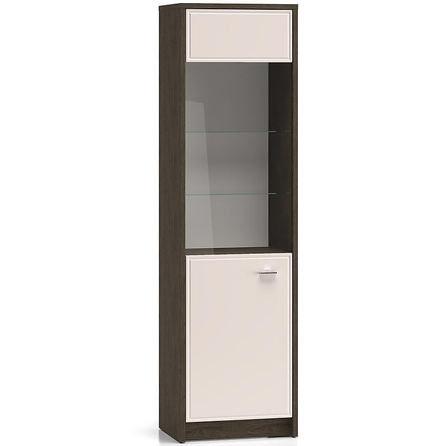 Vitrína Avante 02 Dub Windmill Dark/Kašmír