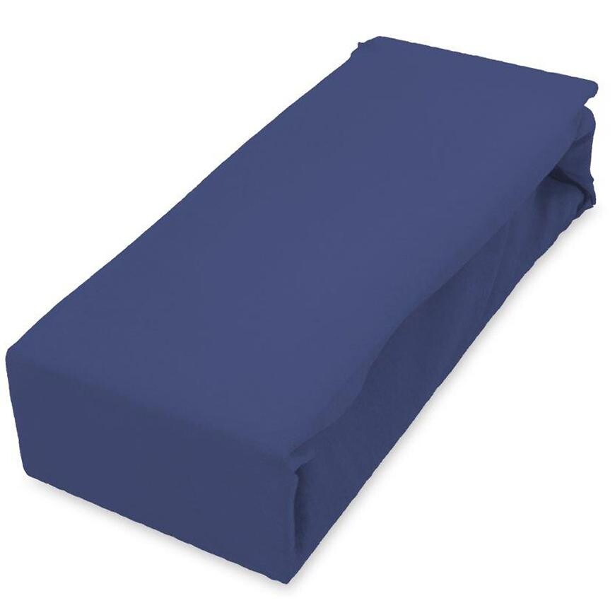 Plachta jersey s gumičkou 90x200 granátová