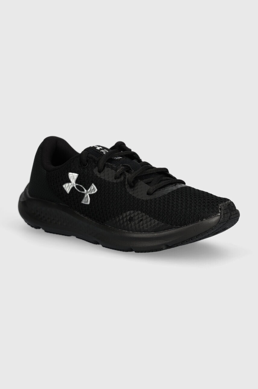 Bežecké topánky Under Armour Charged Pursuit 3 čierna farba, 3024889
