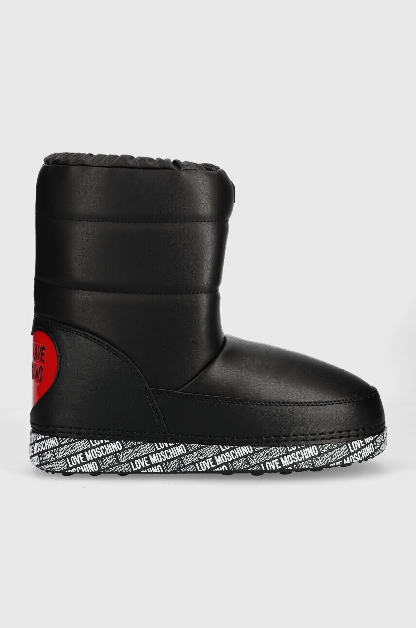 Snehule Love Moschino čierna farba, JA24142G1HIT400A