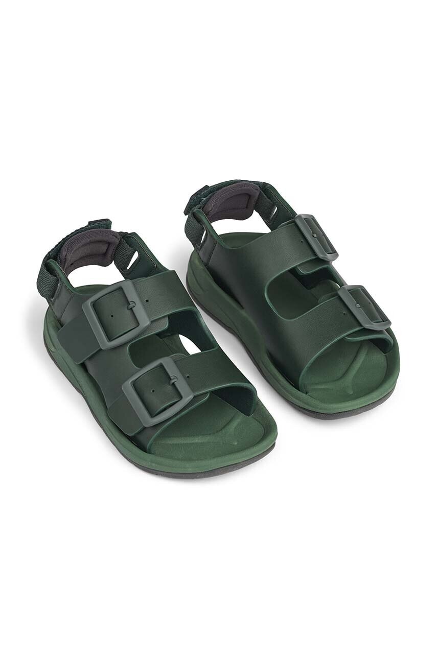 Detské sandále Liewood Anni Sandals zelená farba